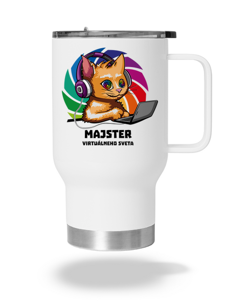 Majster virtuálneho sveta termohrnček White