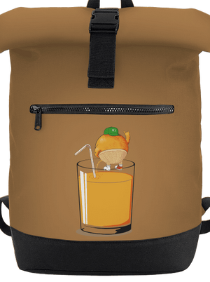 Opitý pomaranč batoh Caramel