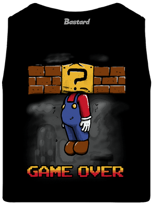 Game Over pánske tielko Black
