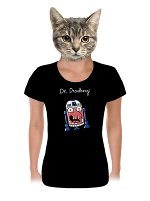 Dr. Droidberg dámske tričko Black