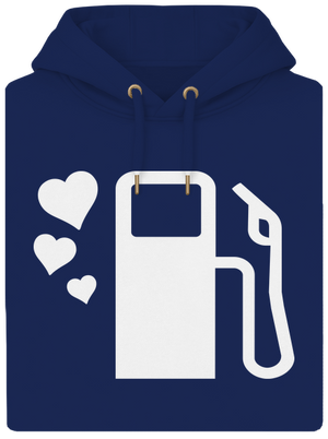 Plnú prosím unisex mikina premium Navy