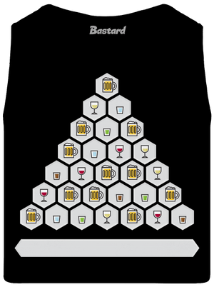 Obrázkový alko kvíz a fix pánske tielko Black