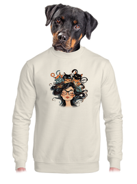 unisex mikina bez kapucne