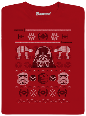 Vader na svetri pánske tričko Red