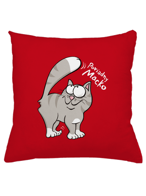 Macko a Micka vankúš Red