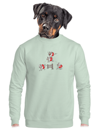 unisex mikina bez kapucne