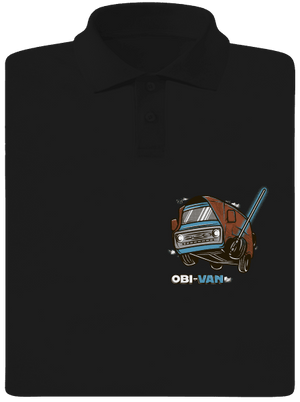 Obi Van pánska polokošeľa Black