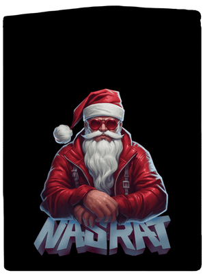 Sranta Klaus pánska mikina na zips Black