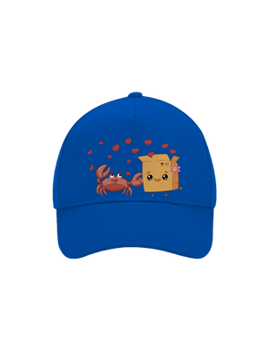Krab a krabica šiltovka baseballka Bright Royal