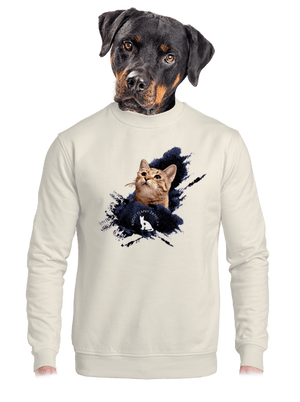unisex mikina bez kapucne