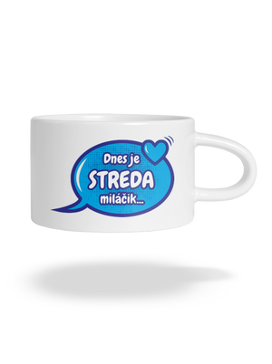 Dnes je streda hrnček makronka White