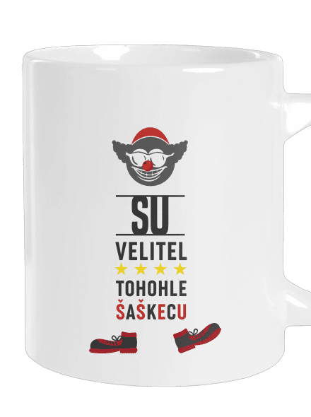 Velitel šaškecu veľký hrnček White
