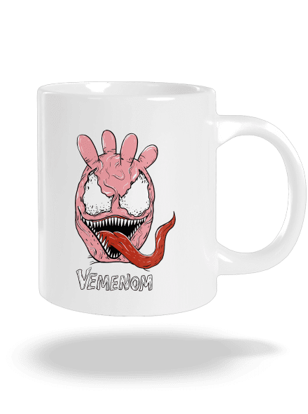 Vemenom veľký hrnček White