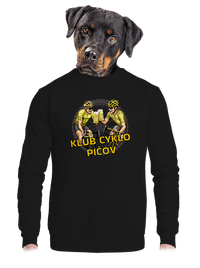 unisex mikina bez kapucne