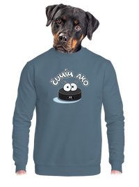 unisex mikina bez kapucne