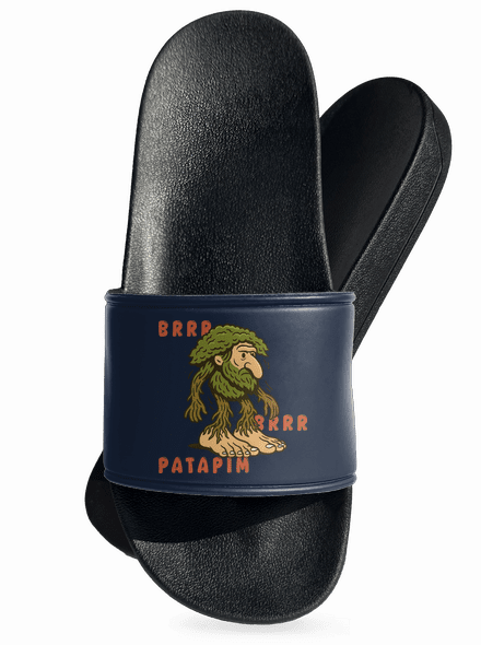 Brrr Brrr Patapim – Italian Brainrot šľapky Navy
