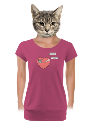 dámske tričko s lemom