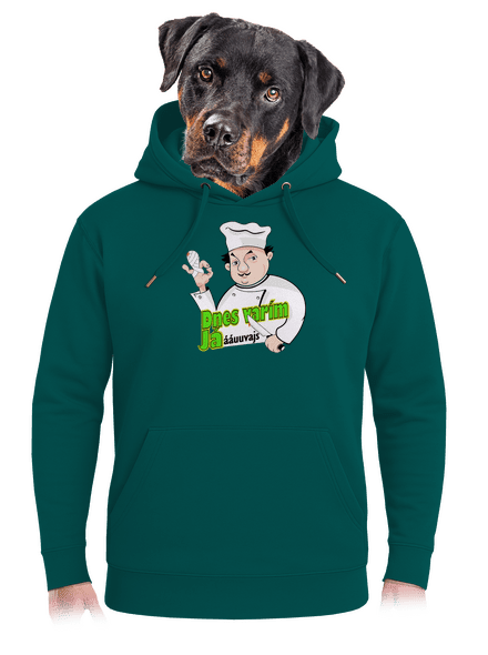 Dnes varím ja unisex mikina premium Emerald Green
