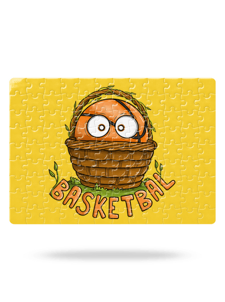 Basketbal puzzle White