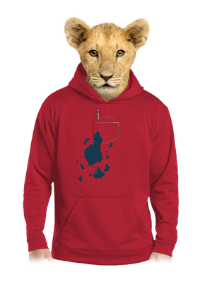 detská mikina klokanka