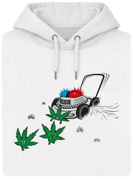 Ganja kríza unisex mikina premium Snowwhite