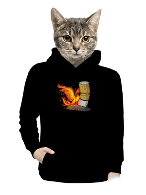 dámska mikina klokanka