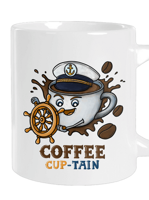 Coffee Cup-tain veľký hrnček White