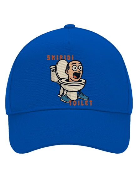 Skibidi Toilet šiltovka baseballka Bright Royal