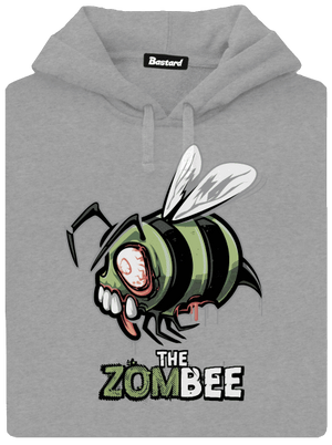 ZomBee pánska mikina klokanka Light Melange