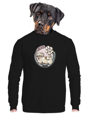 unisex mikina bez kapucne