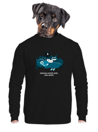 unisex mikina bez kapucne