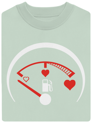 Plnú prosím unisex mikina bez kapucne Blush Mint