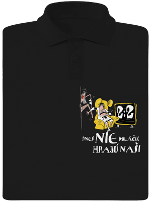 Hrajú naši pánska polokošeľa Black