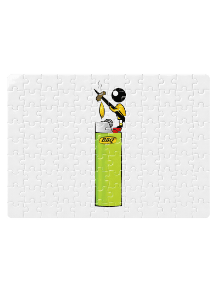 Panáčik puzzle White