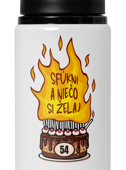 Sfúkni sviečky flaša na vodu White