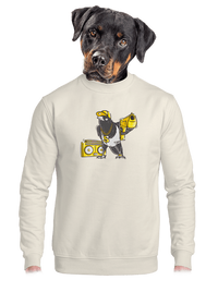 unisex mikina bez kapucne