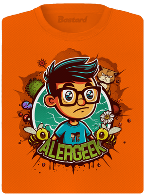 Alergeek dámske športové tričko Neon Orange