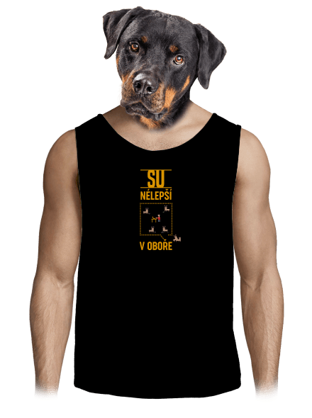 Su nélepší v oboře pánske tielko Black