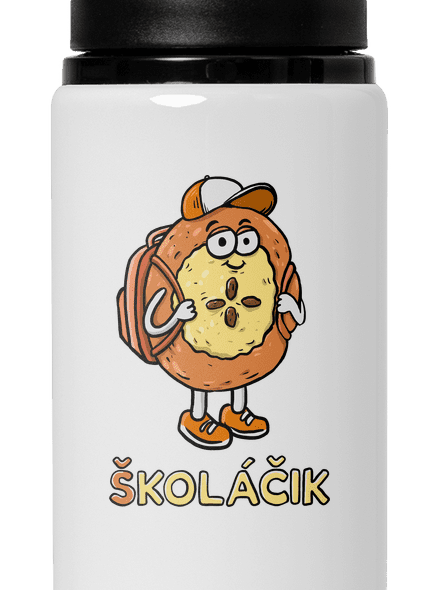 Školáčik flaša na vodu White
