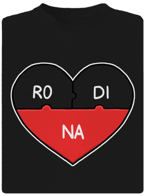 Rodinné puzzle detské športové tričko Black