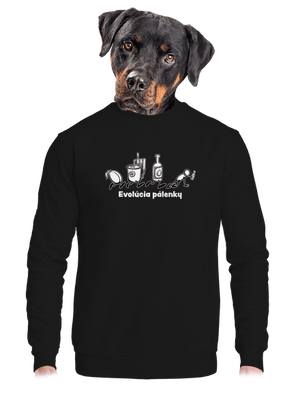 unisex mikina bez kapucne