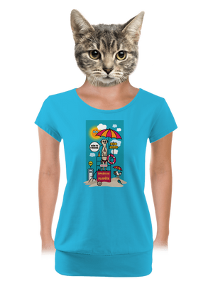 dámske tričko s lemom