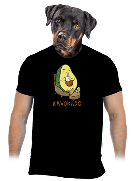 Kávokádo pánske tričko Black