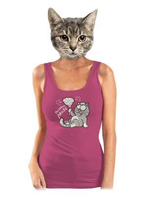 Macko a Micka dámske tielko klasické Magenta