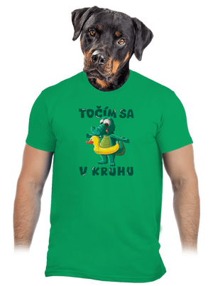 Točím sa v kruhu pánske tričko Kelly Green