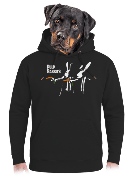 Historky z klobúka unisex mikina premium Dark Black