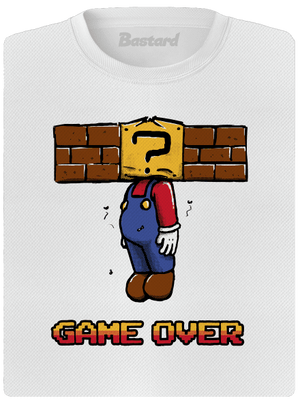 Game Over dámske športové tričko White