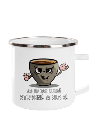 Studená káva plecháčik White