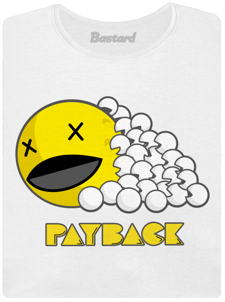 Payback dámske tričko s lemom White
