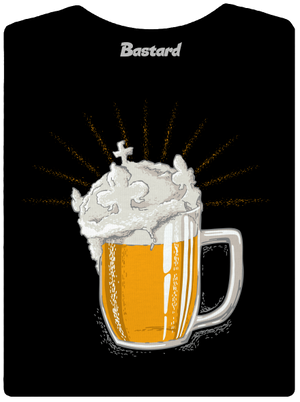 České zlato dámske tričko prémium Black